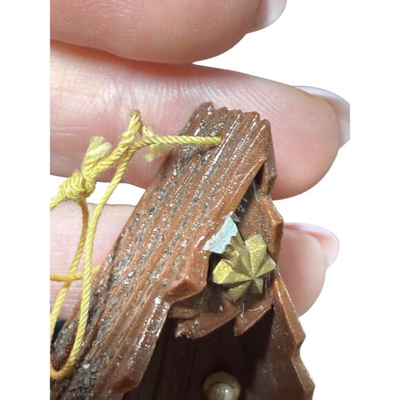 Vintage Shiny Brite Nativity Christmas Ornament Diorama Hong Kong Retro Kitschy - Picture 13 of 13